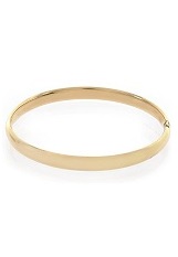 lovely tiny yellow gold classic baby bangle
